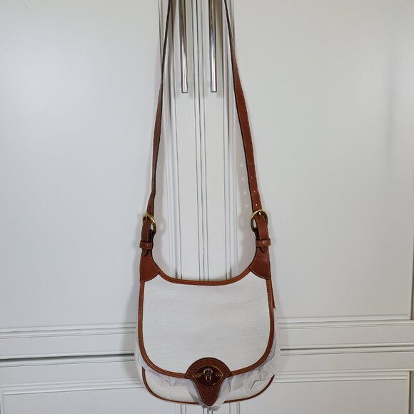 NWOT Vintage Dooney & Bourke WHITE  AWL Cavalry Collection, Ammunition Pouch - Picture 16 of 16